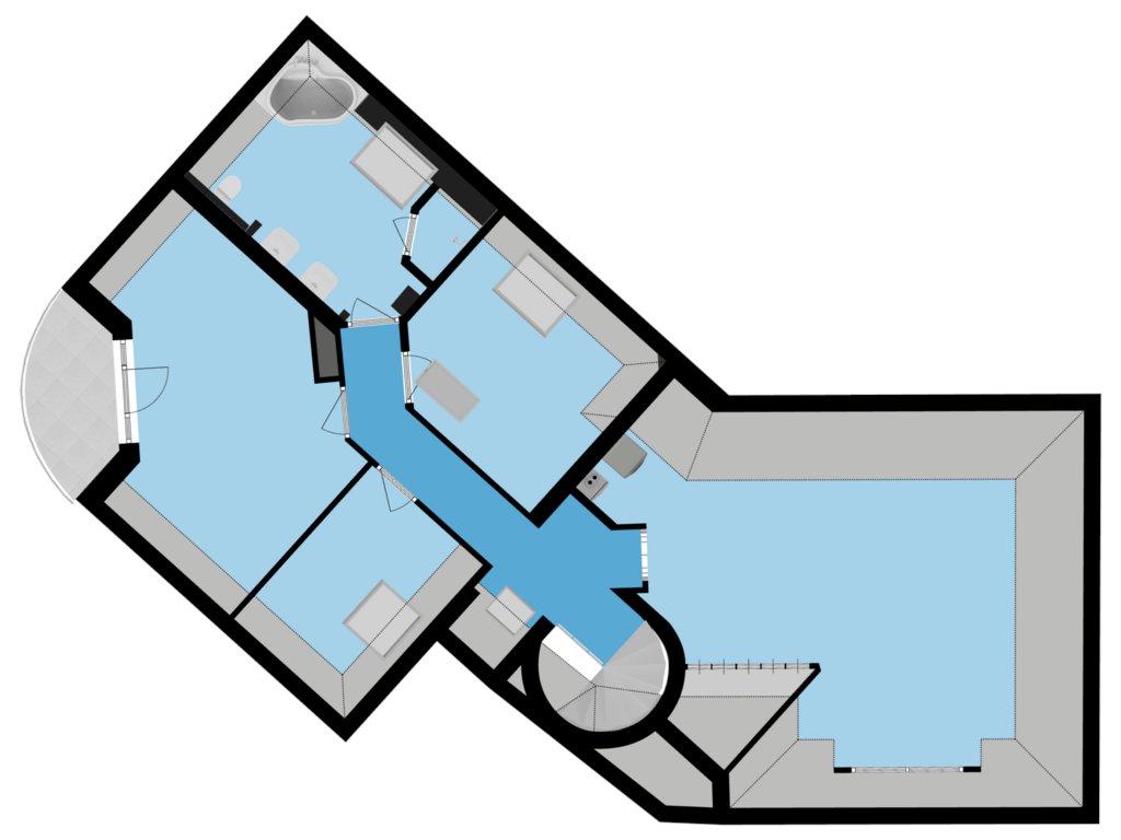 Bekijk plattegrond van Eerste verdieping van Burgemeester Magneestraat 98