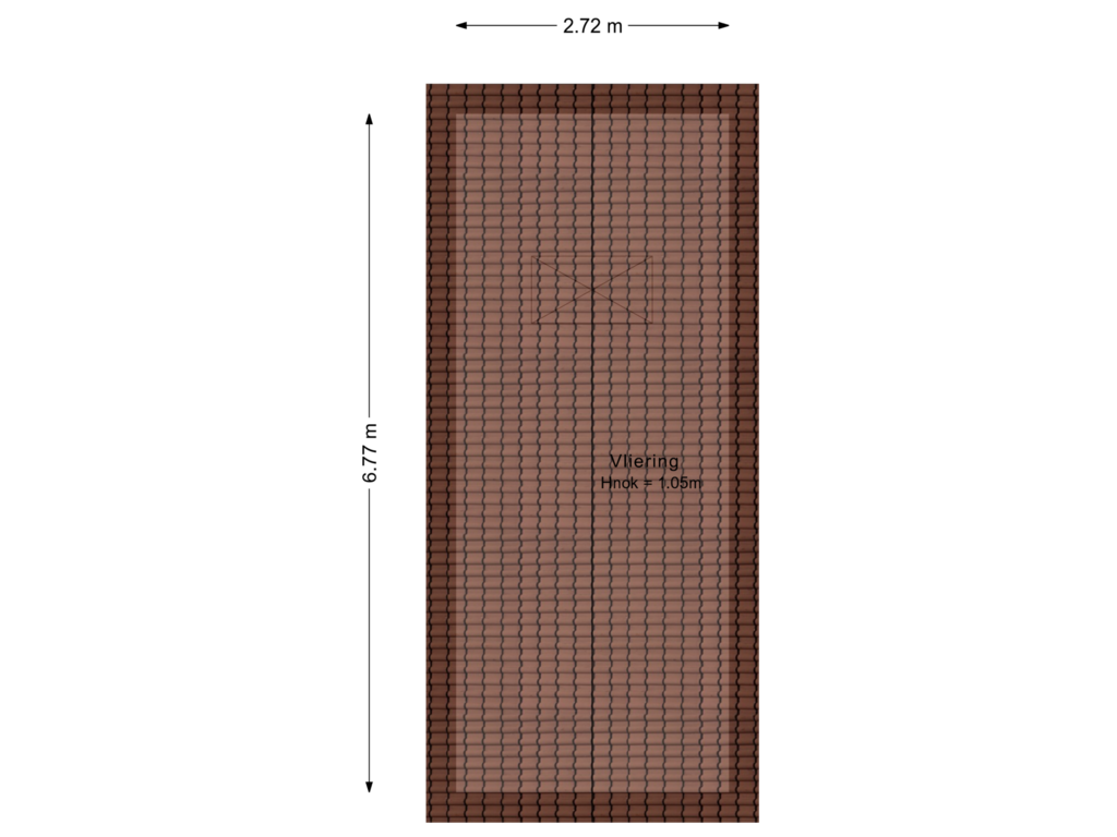 View floorplan of Vliering of De Singel 39-A