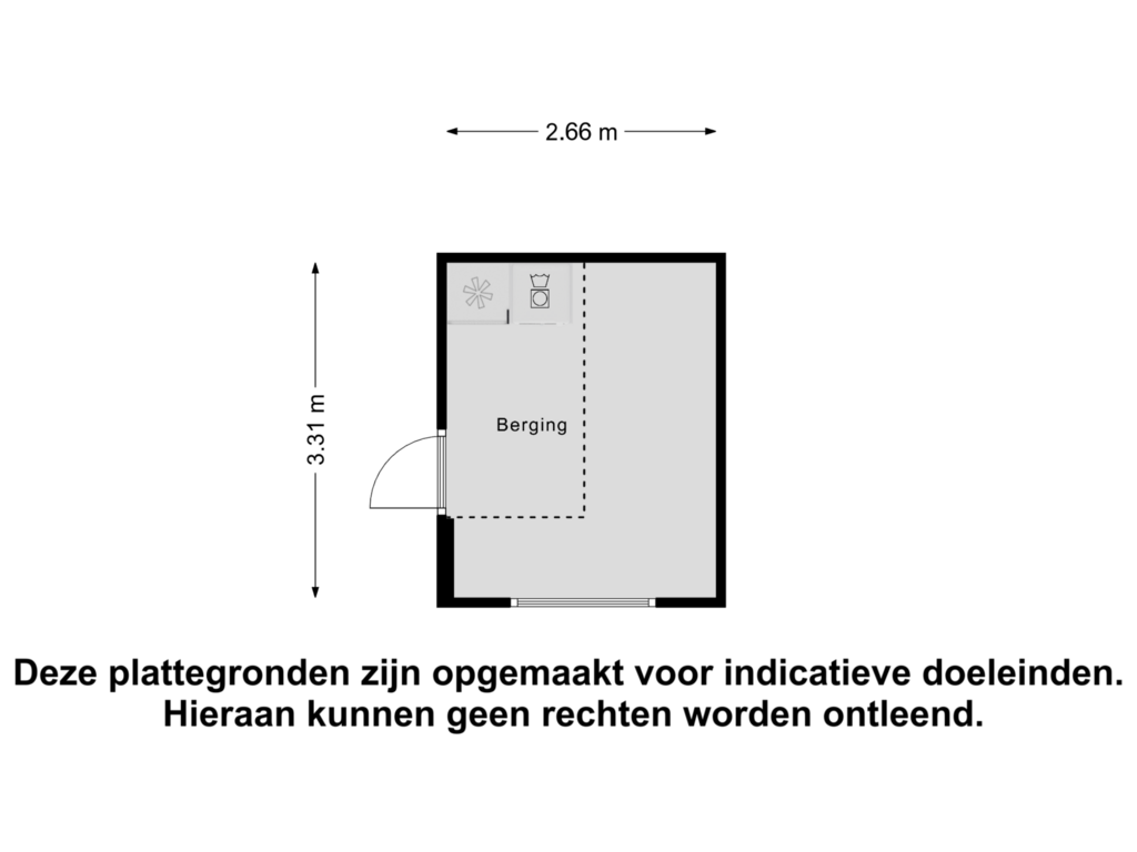 Bekijk plattegrond van Berging van Rozensteinstraat 2-D