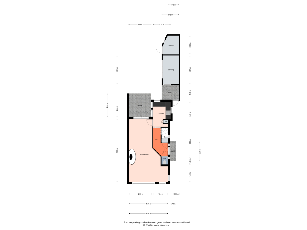 Bekijk plattegrond van Begane grond van Geraniumstraat 7