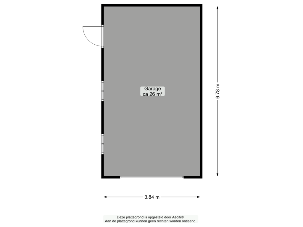 Bekijk plattegrond van Garage van Hoofdweg 173