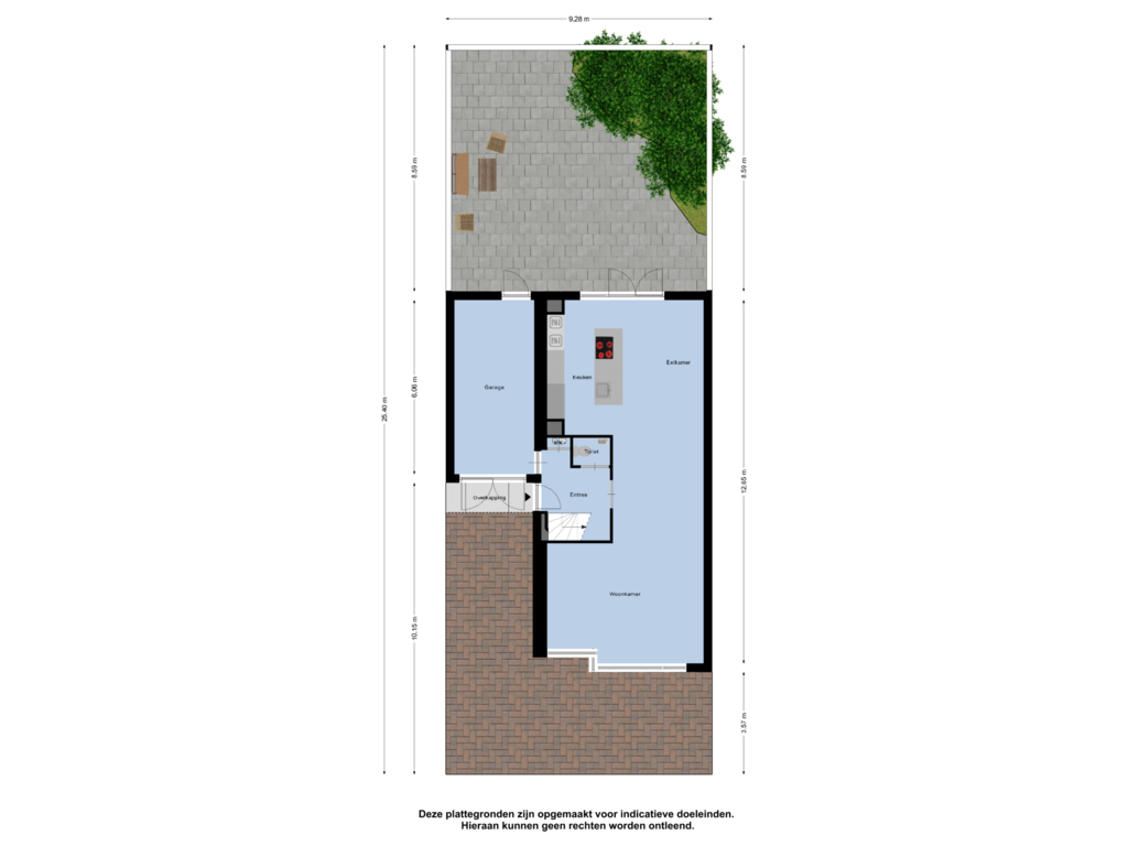 Bekijk plattegrond van Begane Grond_tuin van Toernooiveld 4