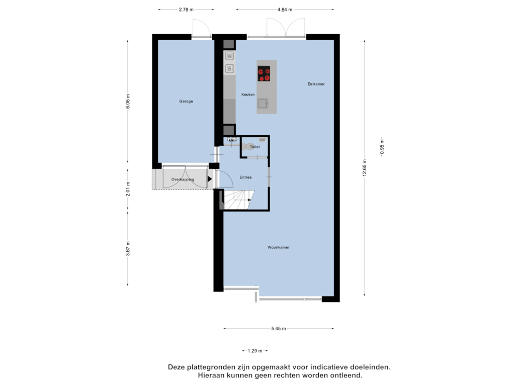 Bekijk plattegrond van Begane Grond van Toernooiveld 4