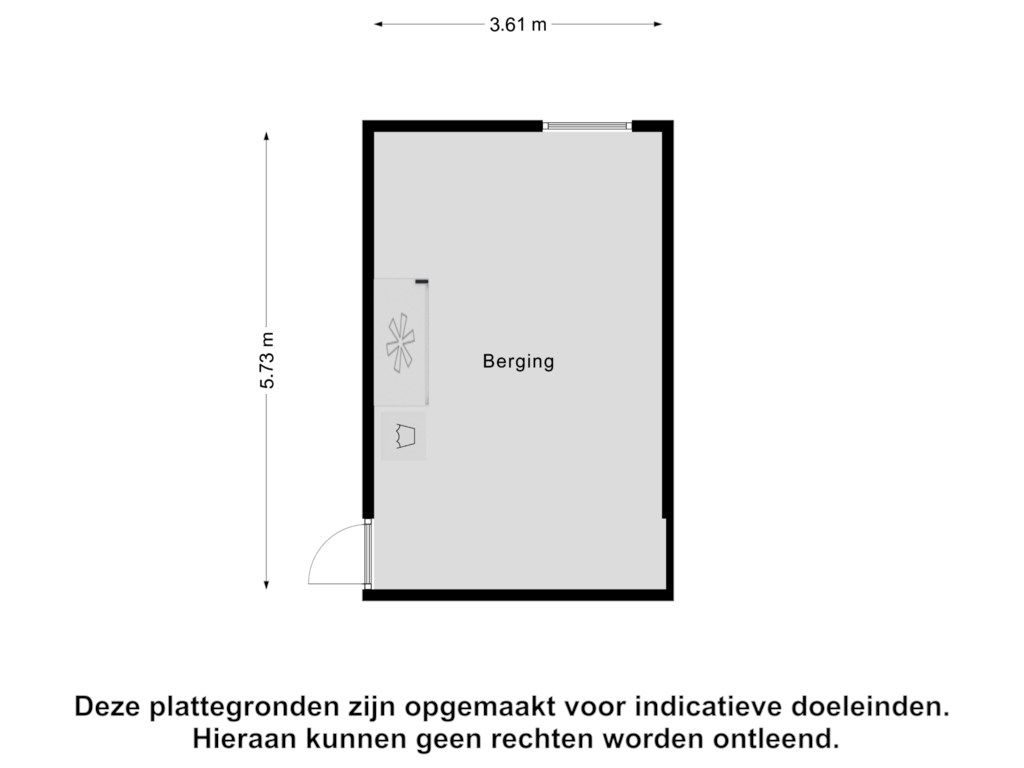 Bekijk plattegrond van Berging van President Jan Lelsstraat 39