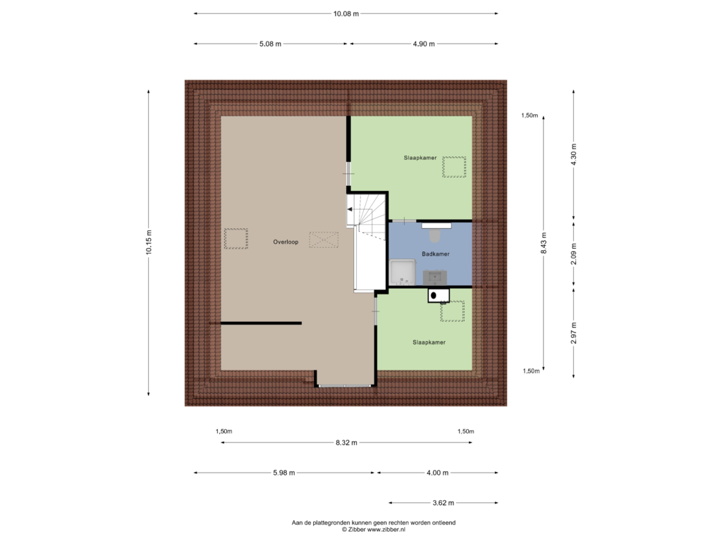 Bekijk plattegrond van Eerste verdieping van Hazelaar 3