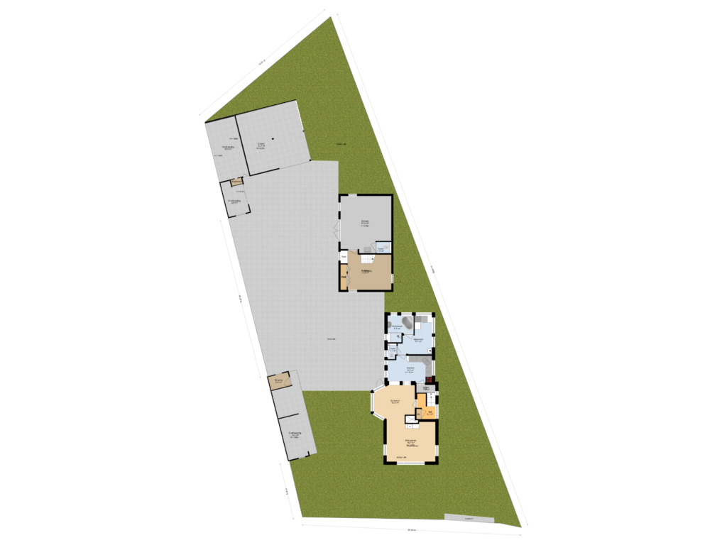 Bekijk plattegrond van Situatie van Tsjerkepaed 16