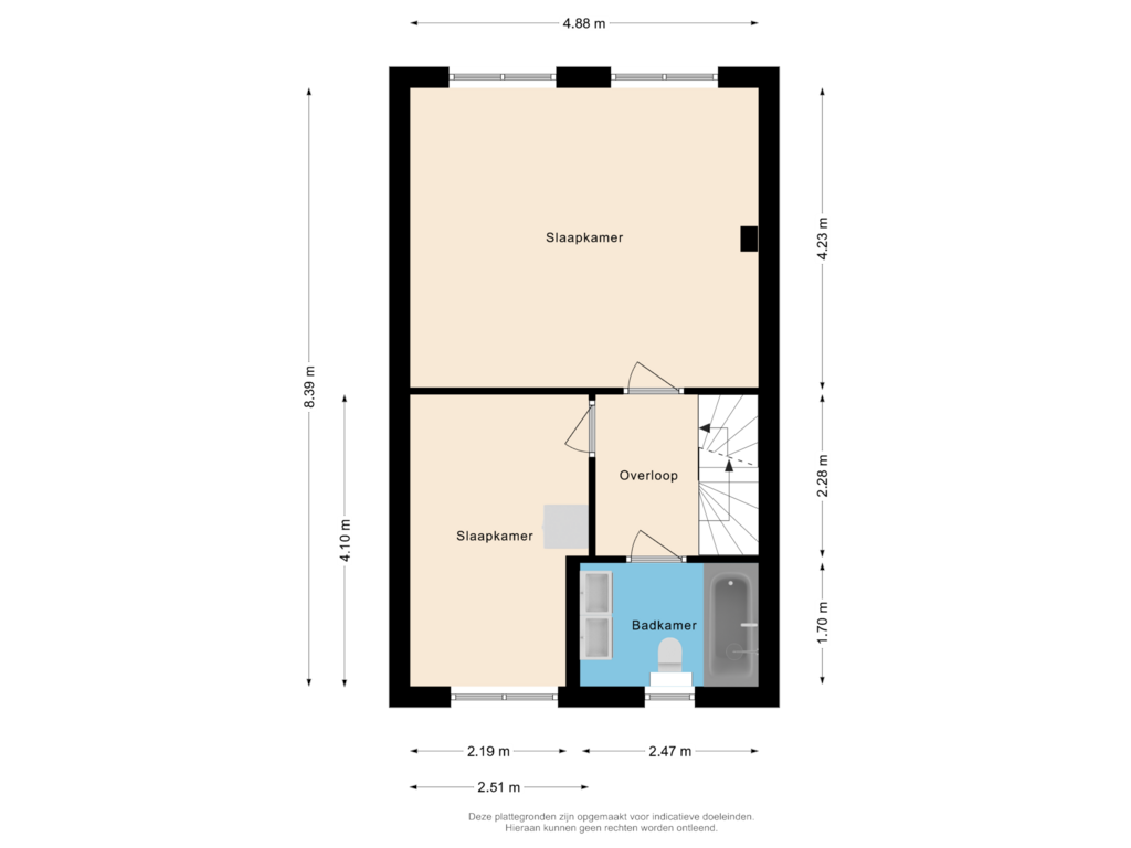 Bekijk plattegrond van Eerste verdieping van Martinus Nijhoffstraat 5