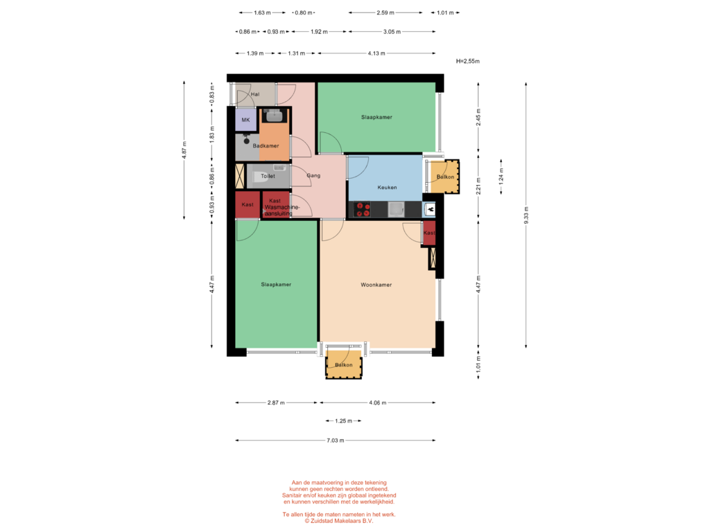 Bekijk plattegrond van Lorentzlaan 86 - 1e verdieping van Lorentzlaan 86