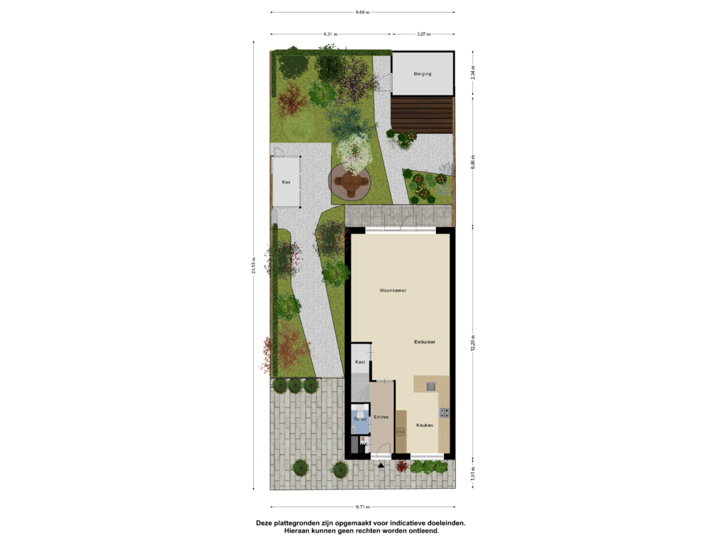 Bekijk plattegrond van Begane Grond Tiun van Ariaweg 5-E