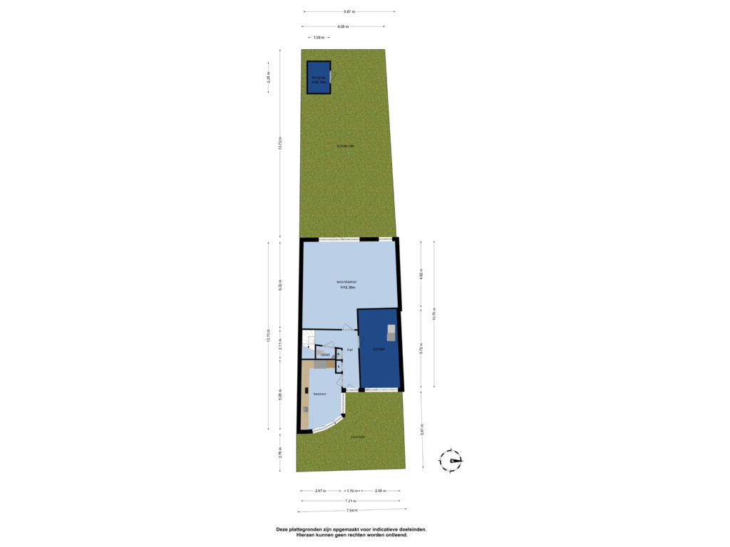 Bekijk plattegrond van Overzicht woning van Polonaisestraat 34