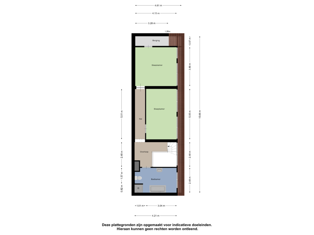 View floorplan of Vierde Verdieping of Ernest Groosmanplein 32