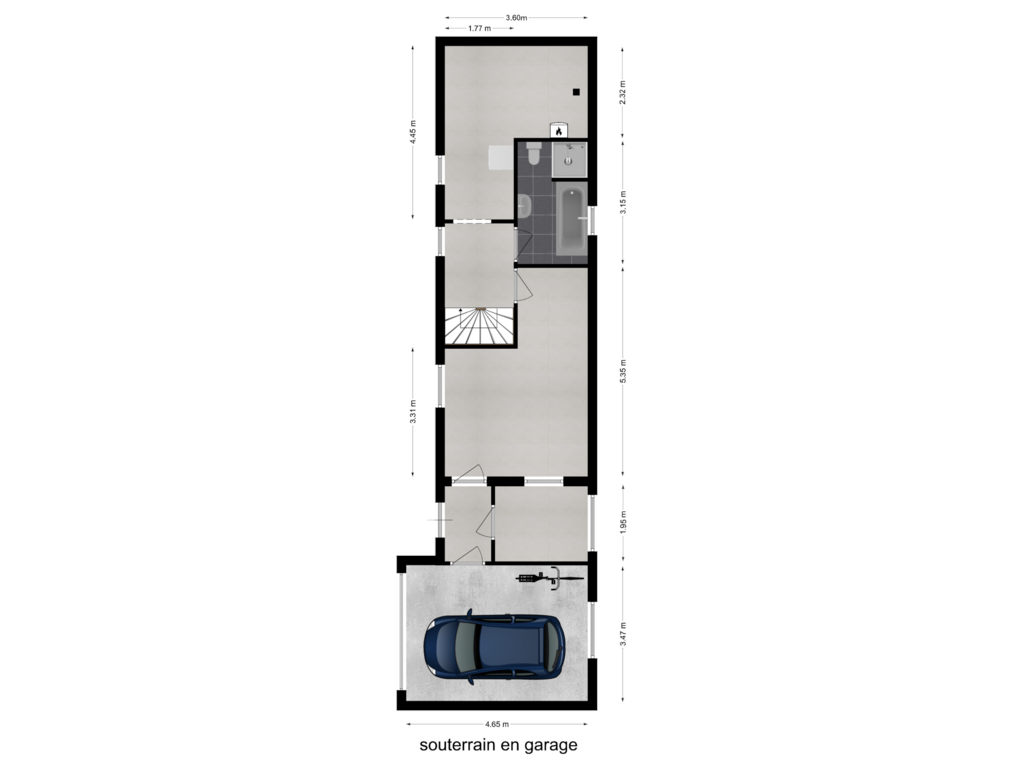 View floorplan of Begane grond of Baanhoek 159