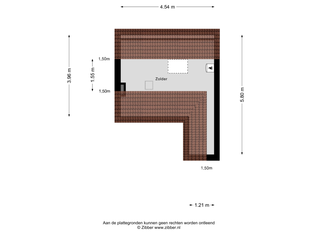 Bekijk plattegrond van Zolder van Leostraat 110