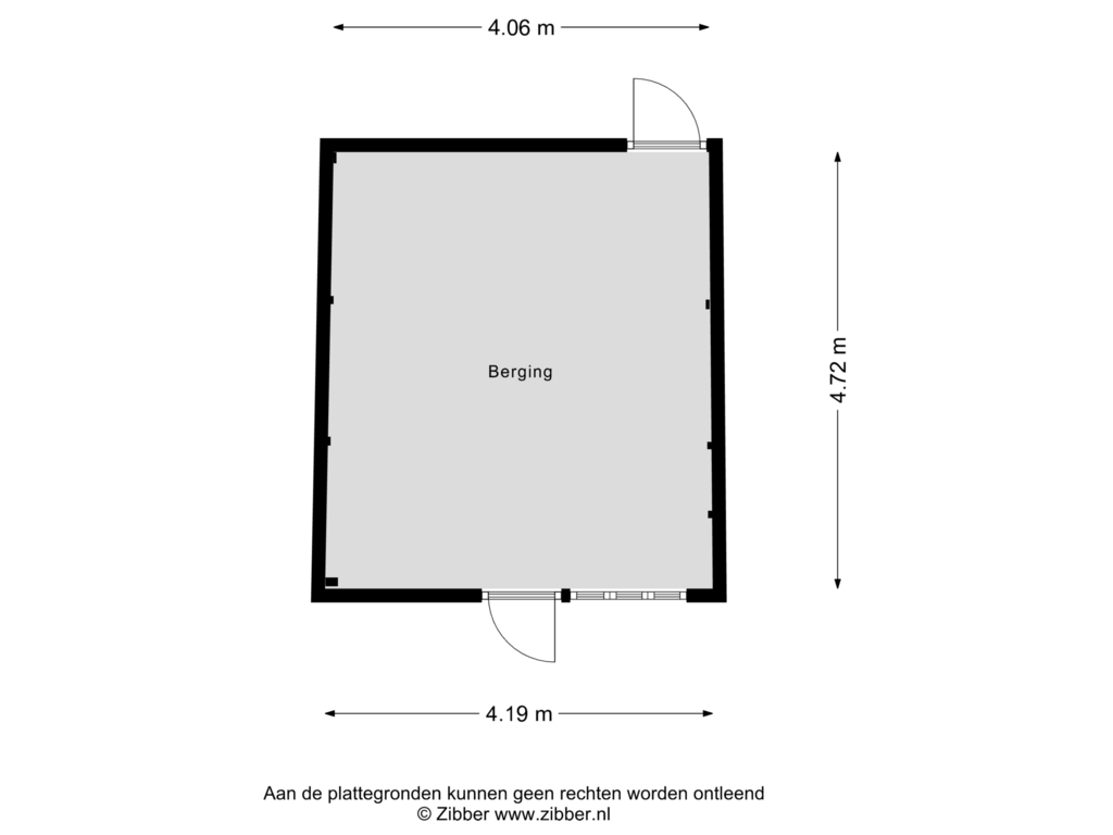 Bekijk plattegrond van Berging van Leostraat 110