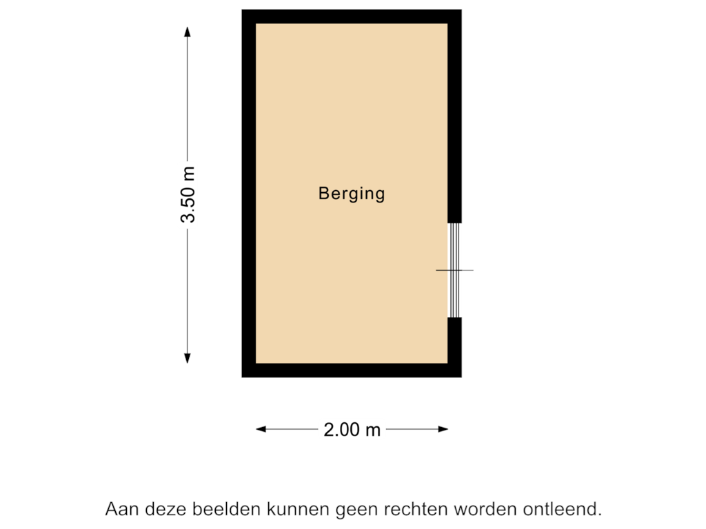 Bekijk plattegrond van Berging van Commandeurslaan 41