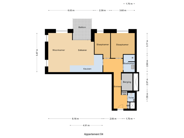 Appartement Zilverlinde Type C
