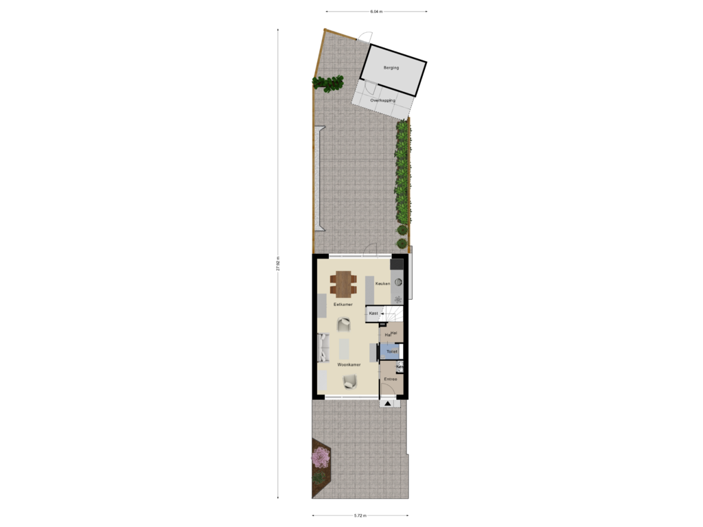 Bekijk plattegrond van Begane grond_tuin van Espenberg 53