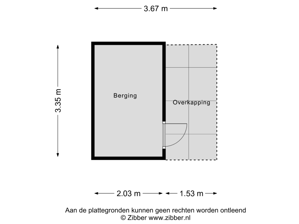 Bekijk plattegrond van Berging van Espenberg 53