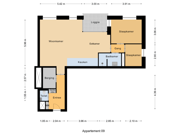 Appartement Zilverlinde Type D