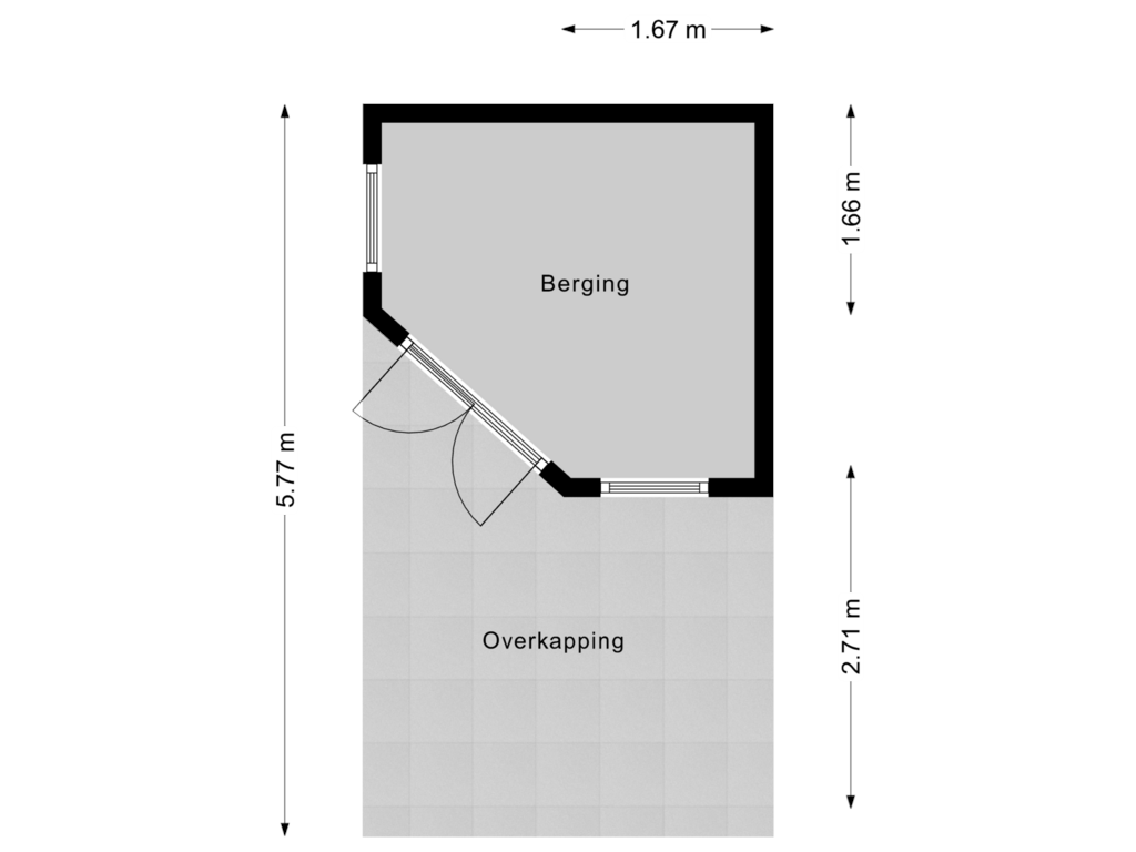 View floorplan of Berging of Scholtenenk 42