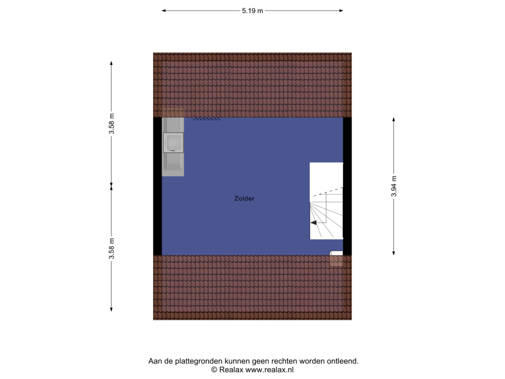 Bekijk plattegrond van Verdieping 2 van Graaf Boudewijnlaan 35