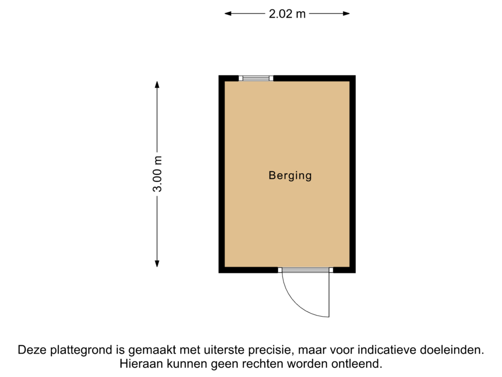 Bekijk plattegrond van Berging van Lanenburg 8