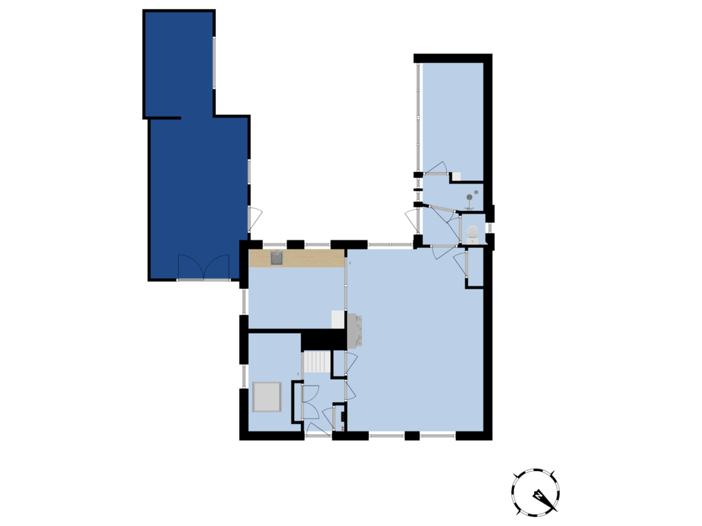 Bekijk plattegrond van Begane grond van Ringweg 115