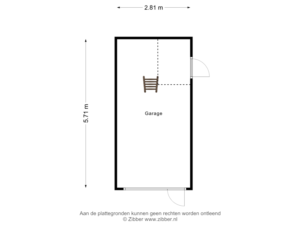 Bekijk plattegrond van Garage van Morene 145