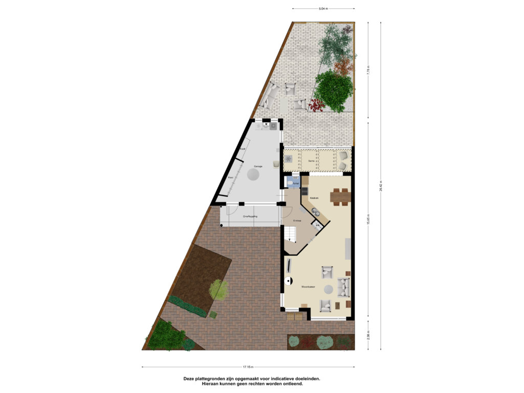 View floorplan of Begane Grond Tuin of Limes 1