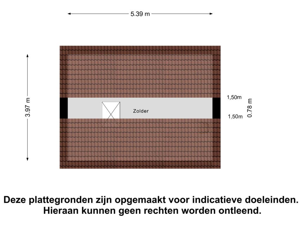 View floorplan of Zolder of Limes 1