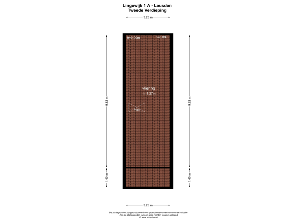 Bekijk plattegrond van TWEEDE VERDIEPING van Lingewijk 1-A