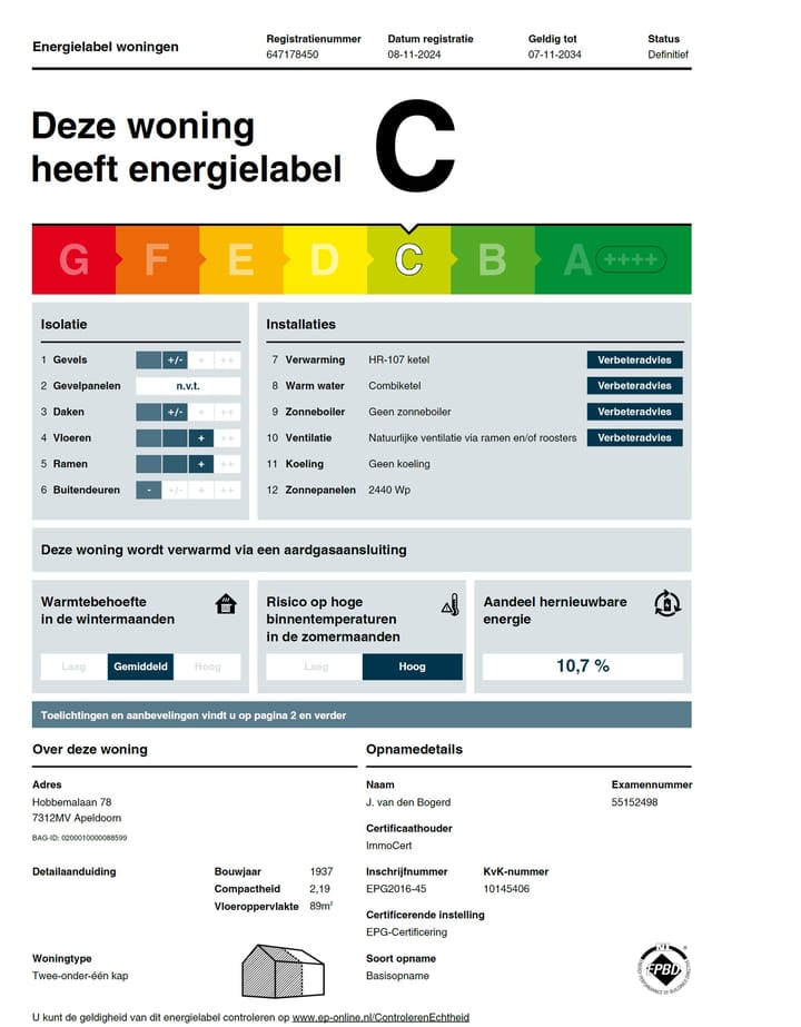 Foto 53 van Hobbemalaan 78