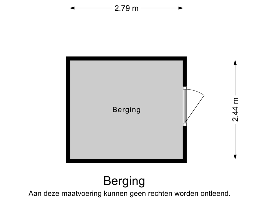 Bekijk plattegrond van Berging van Multatulipad 79