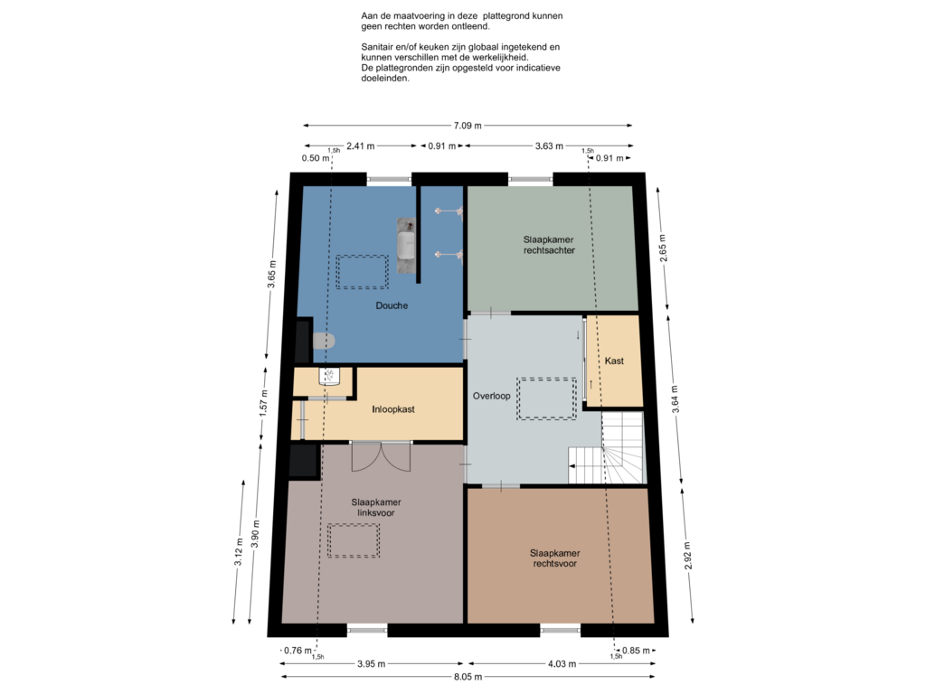 Bekijk plattegrond van Eerste verdieping van Dubbele Ring 12