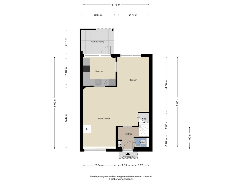 Bekijk plattegrond van Begane Grond van Paulus Potterstraat 16