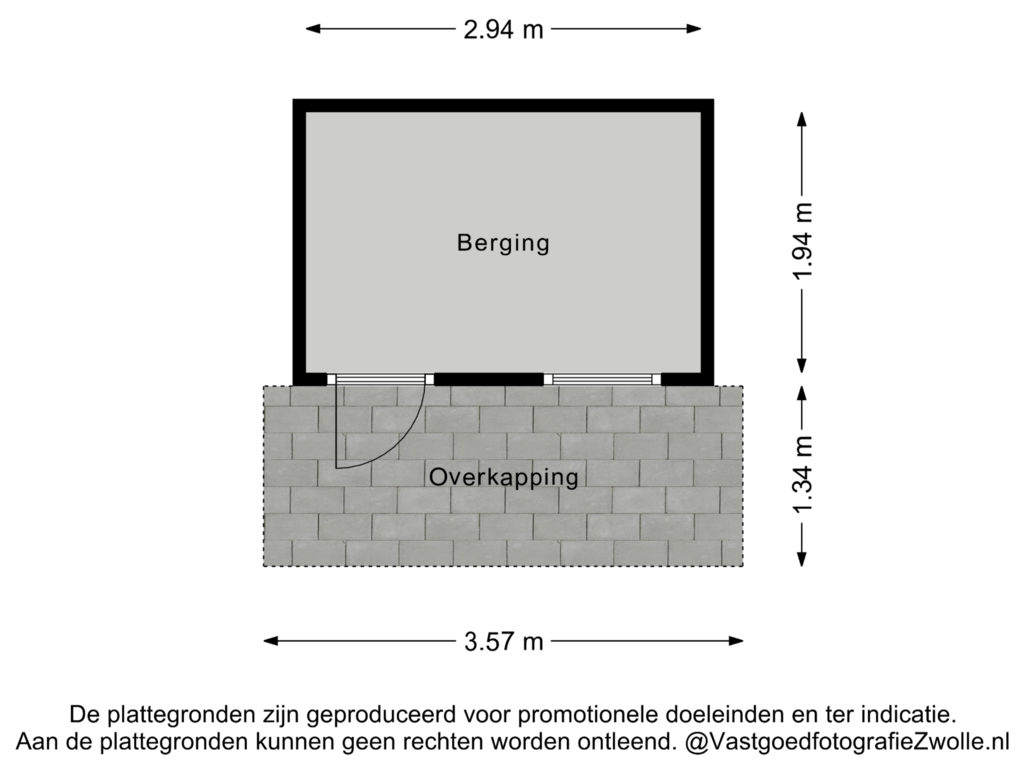 Bekijk plattegrond van Externe 3 van Veldhoekweg 17