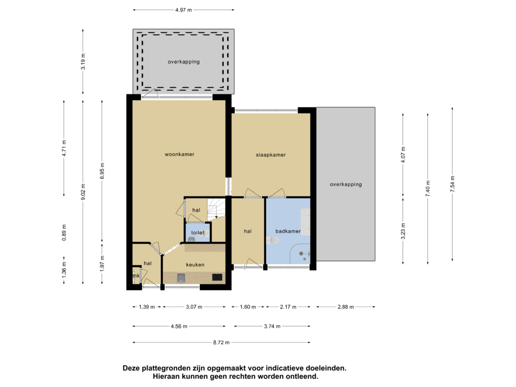 Bekijk plattegrond van Begane grond van Lucas de Kockstraat 38