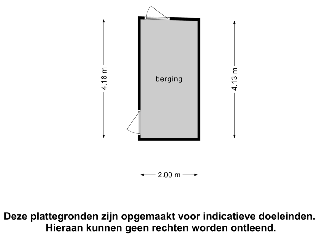 Bekijk plattegrond van Berging van Lucas de Kockstraat 38