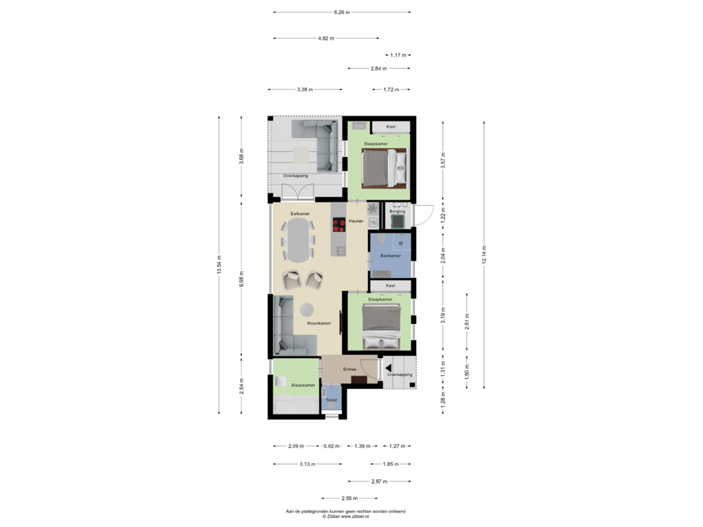 View floorplan of Begane Grond of Oude Veensegrindweg 76-3