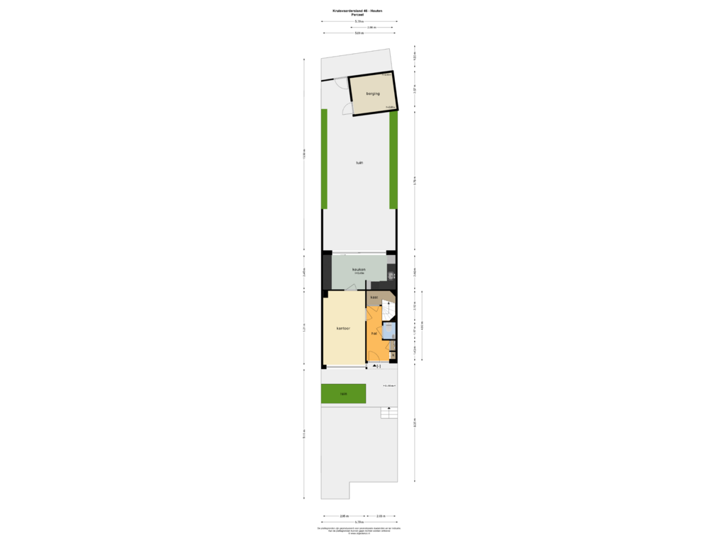 Bekijk plattegrond van PERCEEL van Kruisvaardersland 46