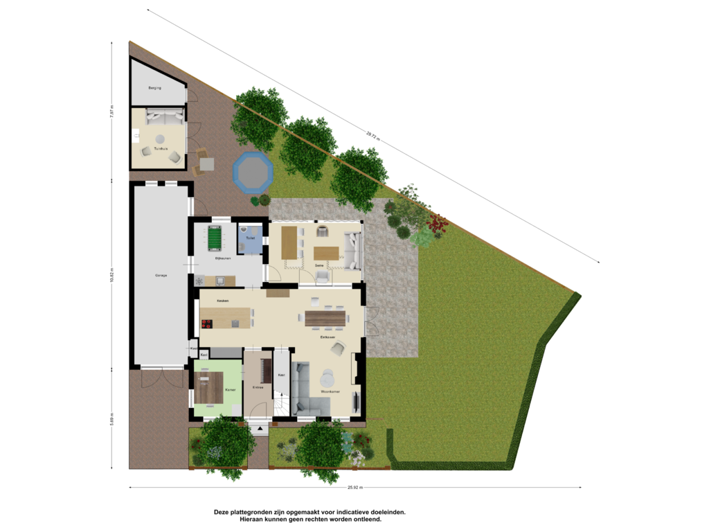 View floorplan of Begane Grond_Tuin of Jenniskensstraat 18