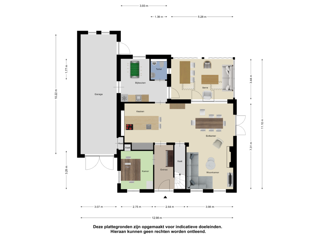 View floorplan of Begane Grond of Jenniskensstraat 18