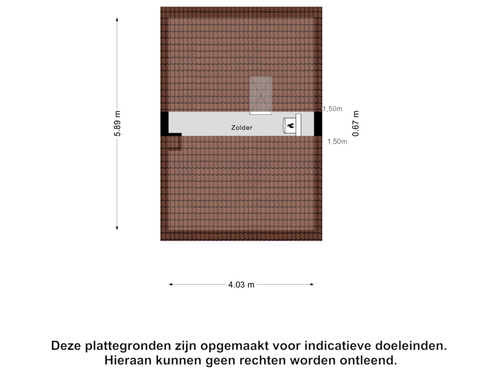 Bekijk plattegrond van Zolder van Rulstraat 84