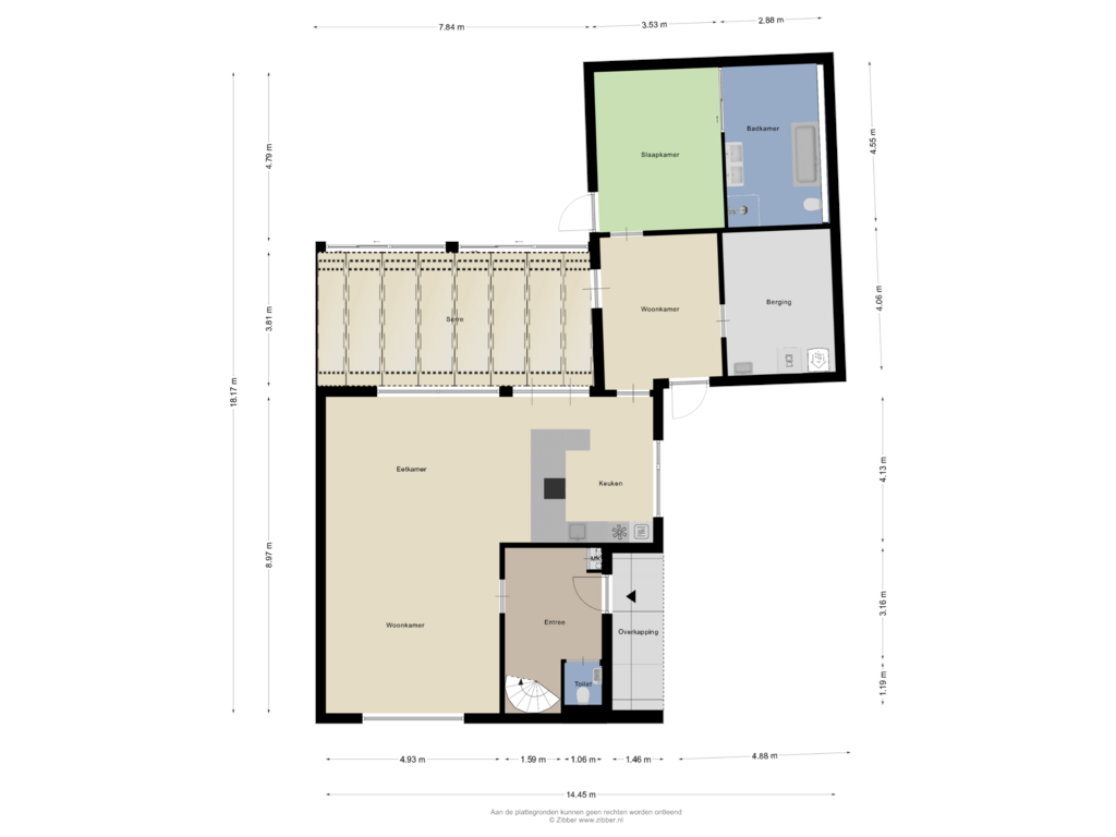 View floorplan of Begane Grond of Daalstraat 66