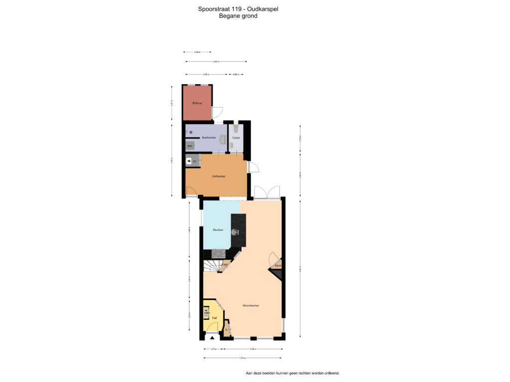 View floorplan of Bg of Spoorstraat 119