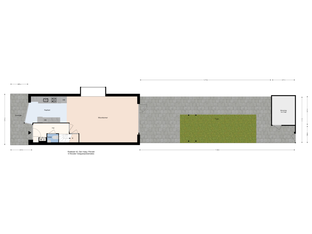 Bekijk plattegrond van Perceel van Roeibaan 42