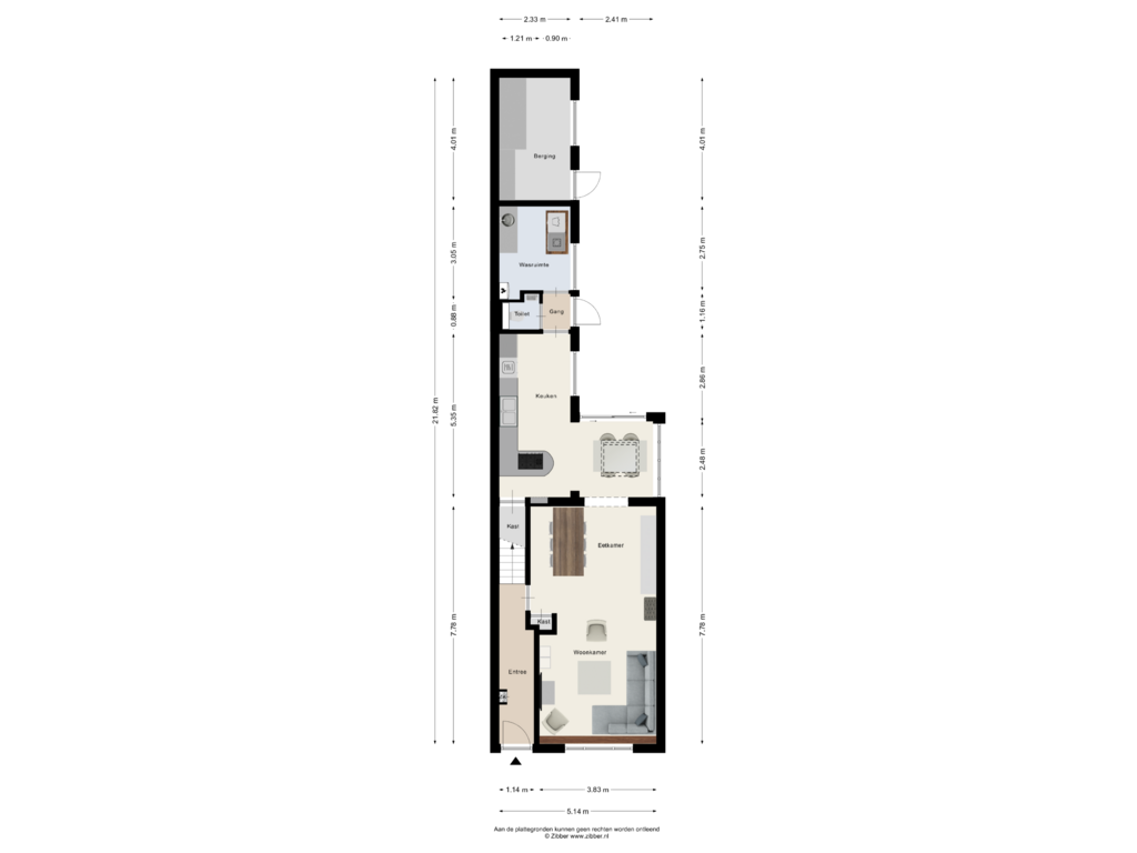 Bekijk plattegrond van Begane Grond van Zeelsterstraat 202