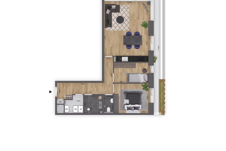 Bekijk foto 4 van Appartement Nieuwstad (Bouwnr. 101)