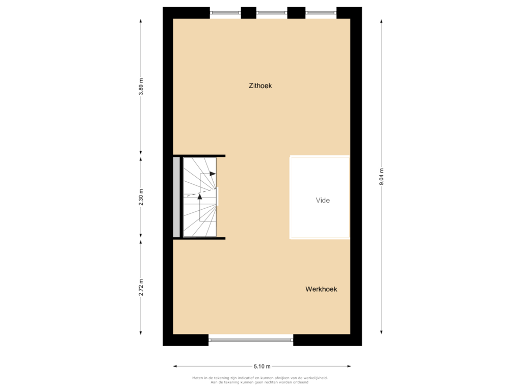 Bekijk plattegrond van Eerste verdieping van Grevelingenstraat 15