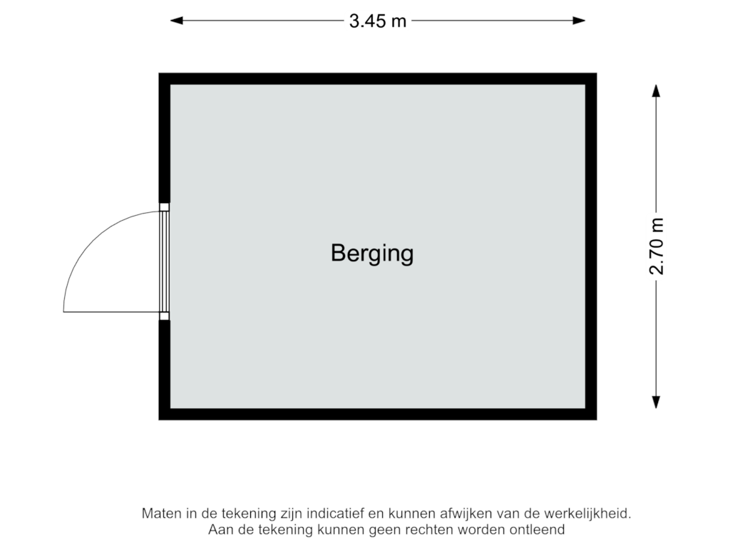 Bekijk plattegrond van Berging van Grevelingenstraat 15